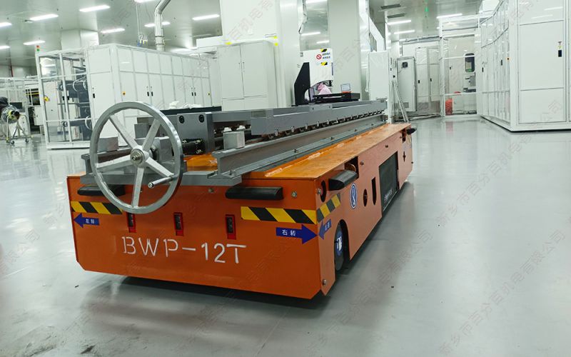 新能源生產(chǎn)企業(yè)拆模配套電動無軌平車