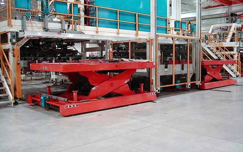 RGV小車上的安全保障配置