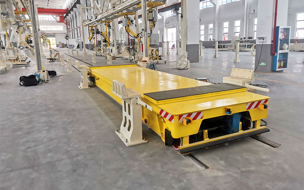 生產(chǎn)線立體庫配套的上線線rgv軌道小車